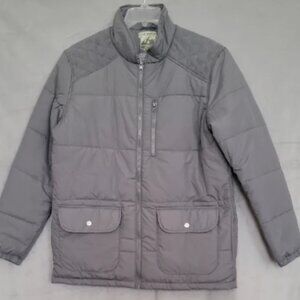 Men's Gray Quilted Jacket